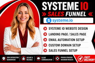 systeme io, systeme io sales funnel, systeme io set up, systeme io landing page