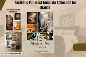 design  aesthetic canva pinterest templates for your brand