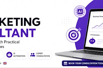 be your ai marketing consultant and business strategist