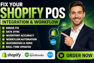 setup fix shopify pos quickbooks xero integration toast pos square pos