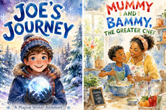 children book watercolor illustration children book picture book design