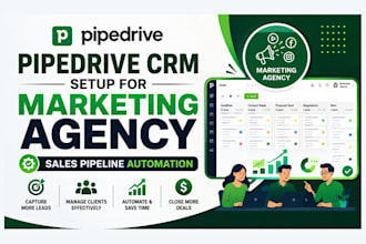 pipedrive CRM for marketing agency sales pipeline automation