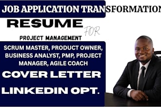 write a project manager resume, pmp resume, and cover letter