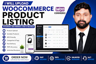do wordpress product listing and woocommerce data entry