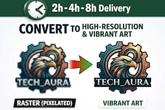 manually vectorize and clean ai image to vector quickly