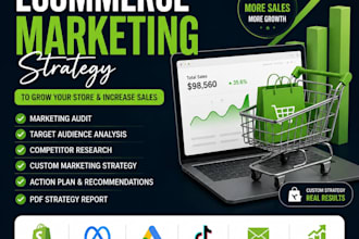 develop a complete ecommerce marketing strategy to increase your sales