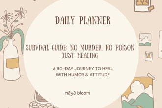 design a printable planner journal or workbook