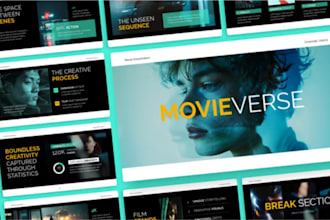 create premium hollywood style TV series pitch deck pitch bible series bible