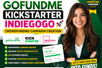 do gofundme kickstarter indiegogo crowdfunding campaign creation