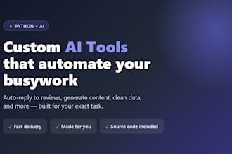 build a custom ai tool to automate your repetitive business tasks