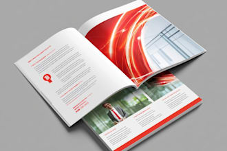 design a modern company profile, brochure proposal