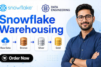 build snowflake etl and data warehouse