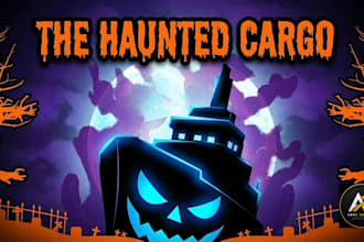 design a spooky horror youtube or gaming thumbnail