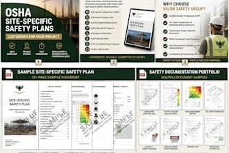 create a professional site specific safety plan