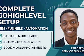 build your complete gohighlevel CRM, funnels, and automation system