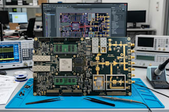 design high speed pcb, rf circuits, altium pcb and kicad pcb