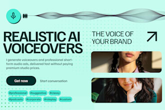 generate realistic ai voice overs and professional audio ads