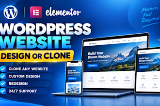 build a fully functional wordpress website