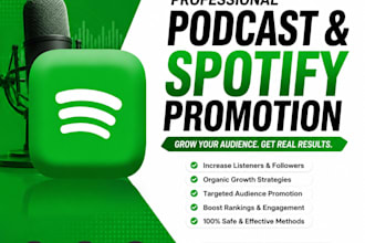 do organic follower and podcast promotion