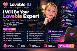 lovable expert lovable bug fixing lovable integration loavble migration lovable