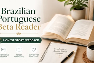 beta read brazilian portuguese stories with honest feedback