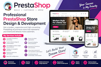 design prestahop website prestashop developer prestahop online store set up SEO