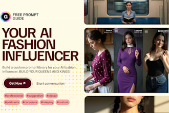 build a custom prompt library for your ai fashion influencer