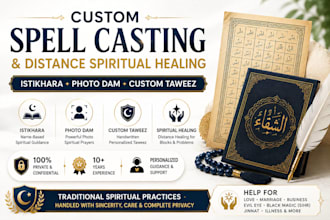 cast a powerful custom spell for love, marriage, protection and healing
