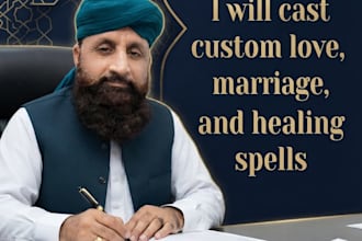 cast custom love, marriage, protection and healing spells