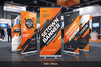 retractable banner billboard design roll up banner retractable banner design