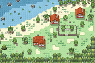 create 8bit 16bit pixel art tileset tilemap background environment game map