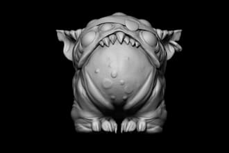 sculpt a 3d model for printing