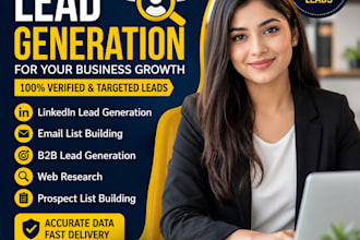 do b2b lead generation,  email list building