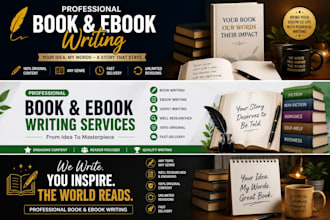 write book and ebook