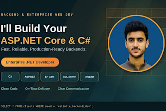 develop a database driven web application in asp net core mvc, csharp