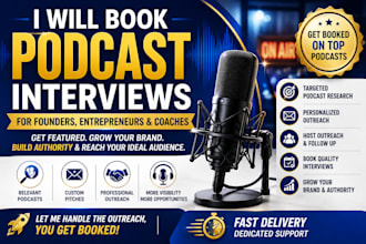 book podcast interviews for founders entrepreneurs and coaches