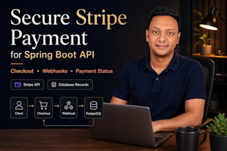 implement secure stripe payment in your spring boot API