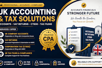 file UK company accounts, UK vat returns, corporation tax ct600, uk tax filing