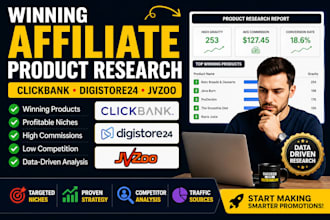 do clickbank product research digistore24 jvzoo winning affiliate product