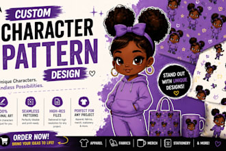 create pattern character lines