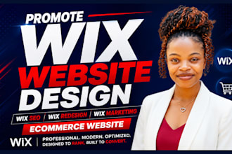 promote wix website design wix seo wix redesign wix marketing ecommerce website