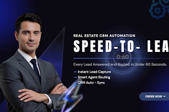 build a real estate CRM lead routing automation in n8n