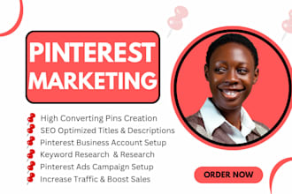 set up and manage pinterest marketing for shopify, etsy and ecommerce