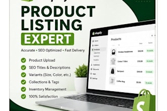 do shopify product listing and product upload