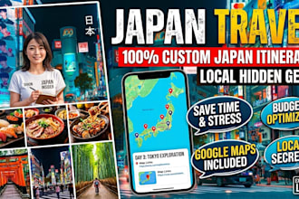design a custom japan itinerary with local hidden gems