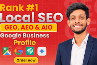 do monthly local SEO GEO aeo aio to rank your google business profile