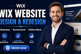 design or redesign a professional wix website, ecommerce and online store