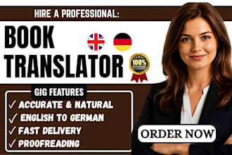 translate and localize your english book into native german
