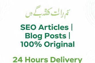 write urdu articles blog posts and product descriptions