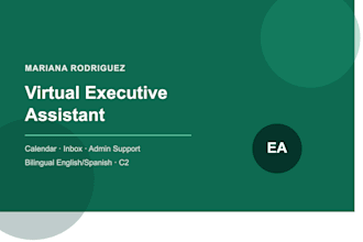 be your virtual executive assistant